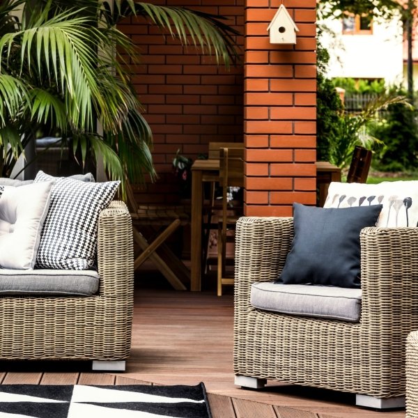 Summer house terrace